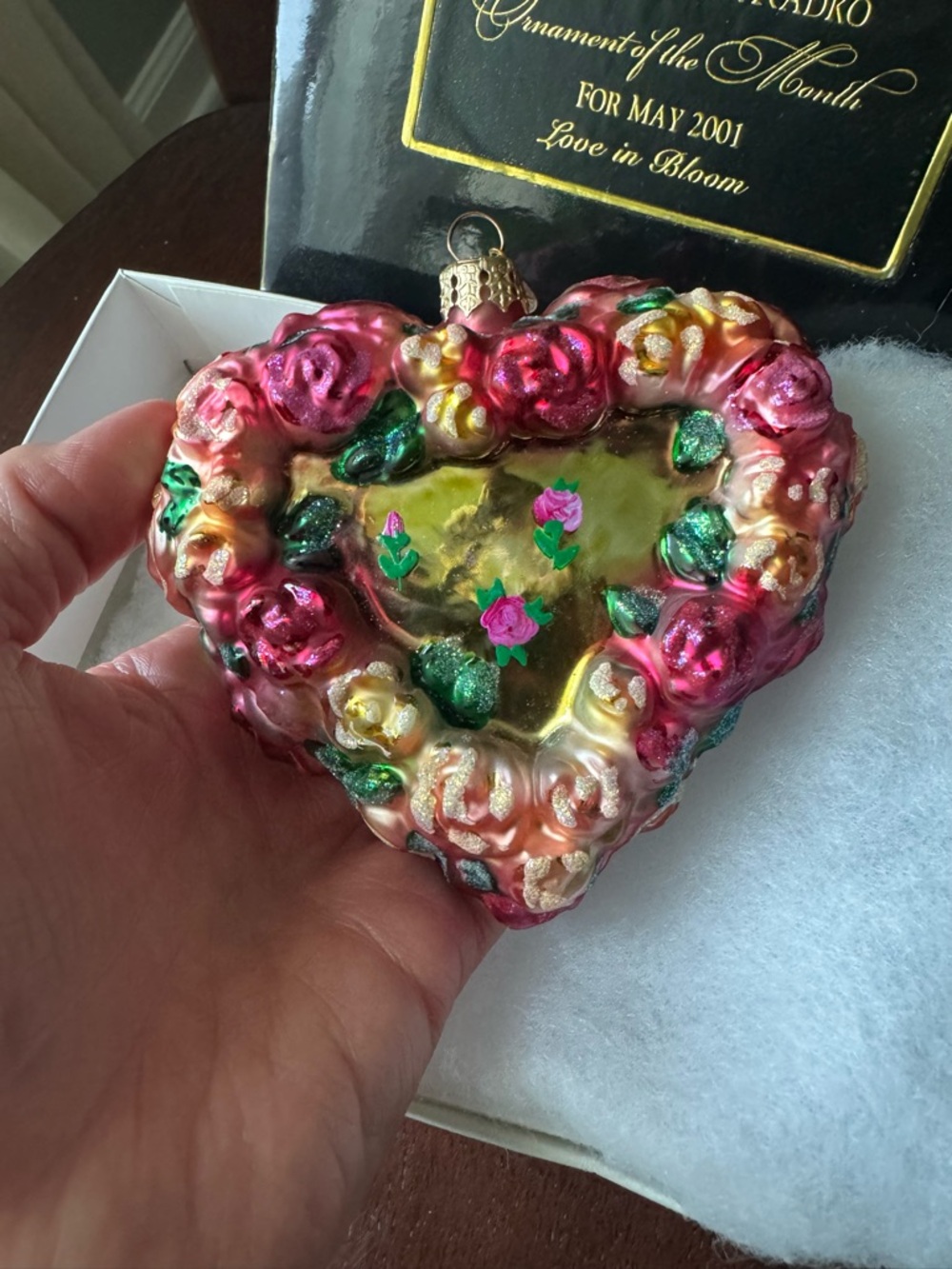 Christopher Radko Love in Bloom May 2001 ornament NWT - Picture 4 of 9